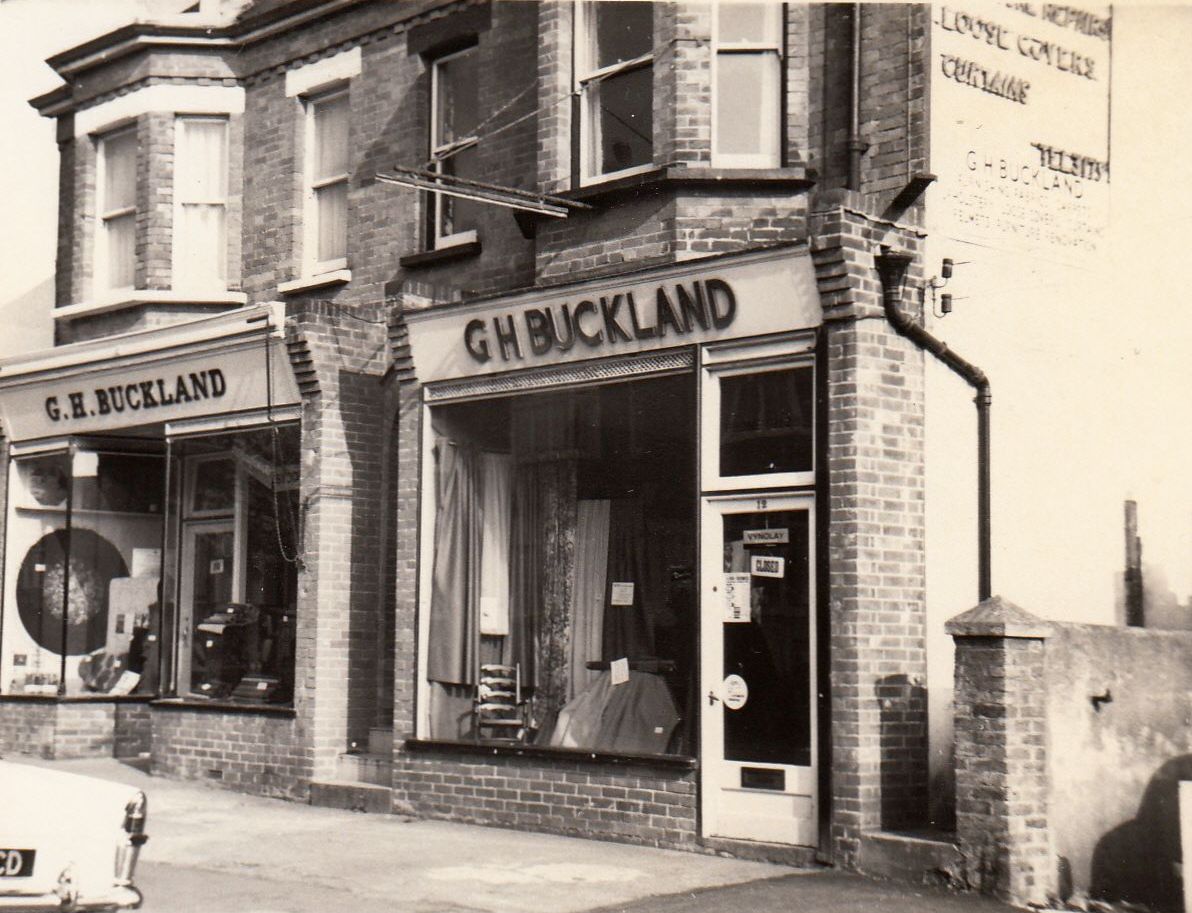 G.H. Buckland furnishers on the High Street — one of the shops that served the wider Seaford community