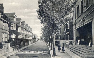 The Empire Cinema on Sutton Road, Seaford — a period postcard