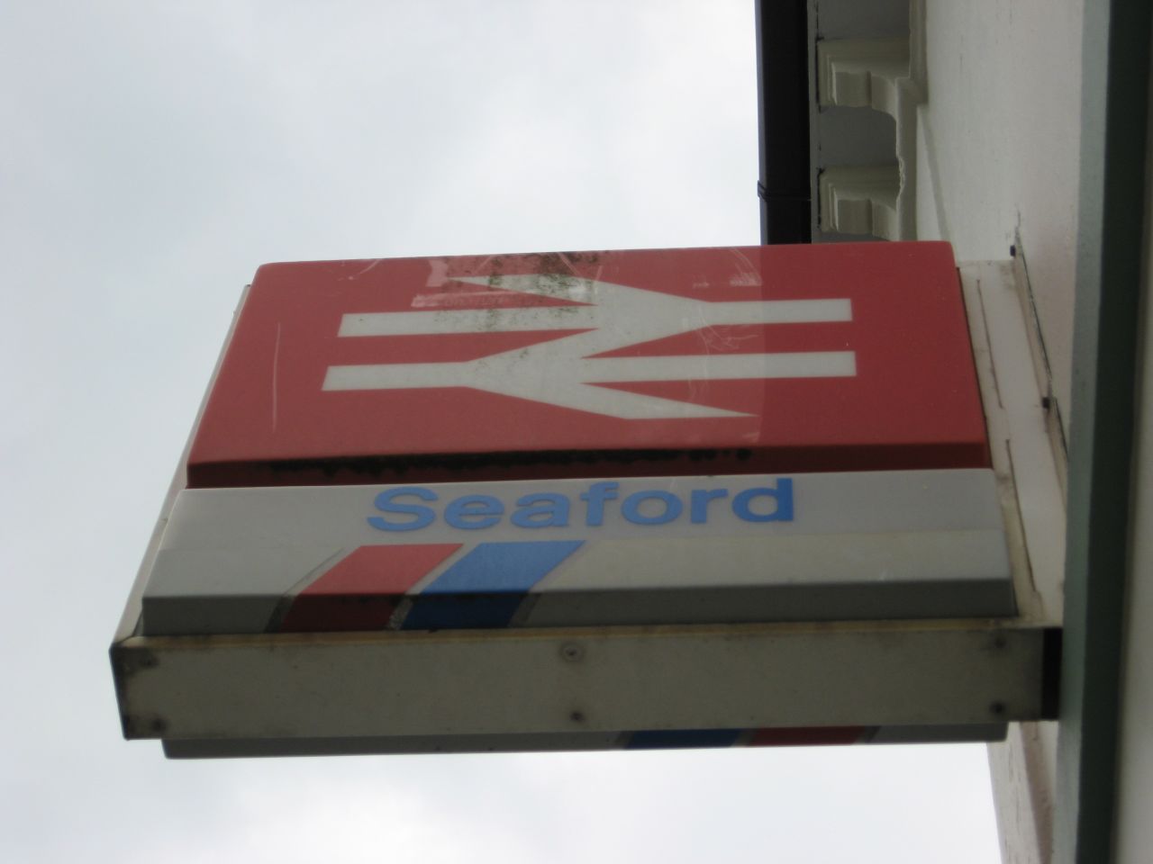 The Network SouthEast era Seaford station sign